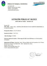 LICITACIÓN PÚBLICA N° 06/2023