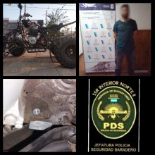 En un allanamiento se secuestró un cuatriciclo completamente desarmado: un aprehendido