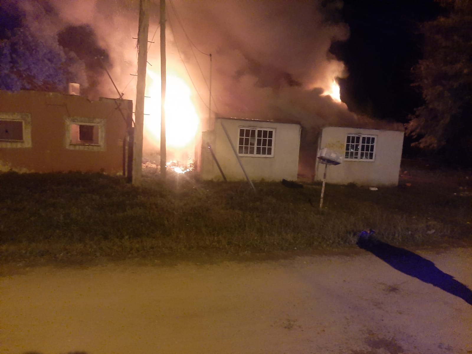 Incendio en una vivienda