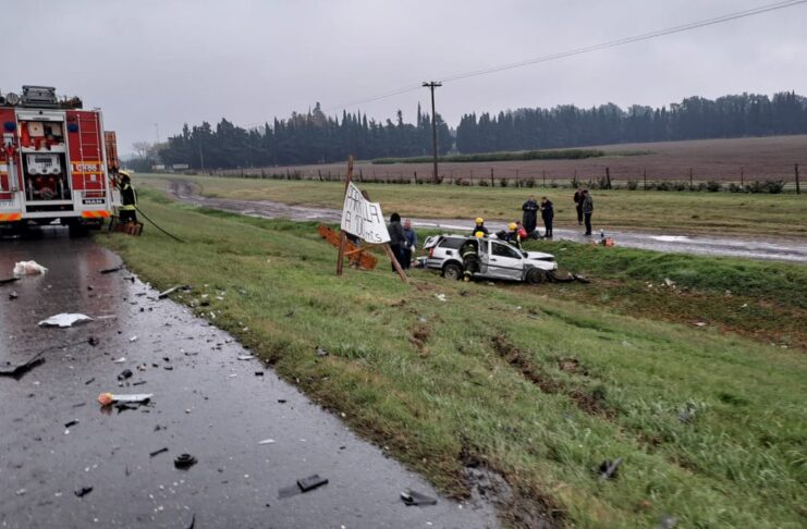 Accidente en ruta 9: falleció el otro conductor, que estaba grave en el Hospital