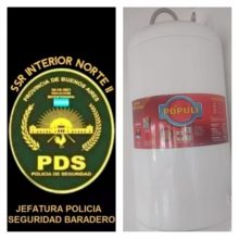 Roban un termotanque en una casa en contrucción