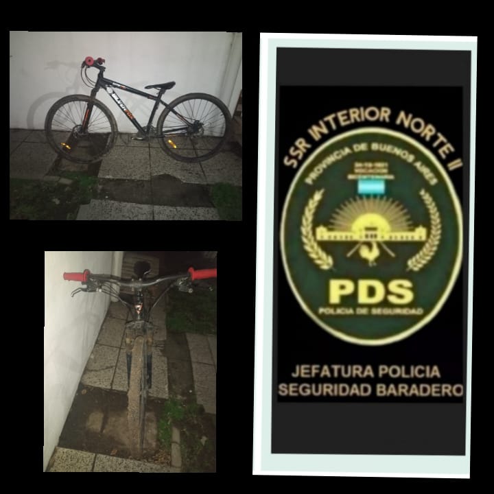 Recuperan bicicleta robada en la escuela nº1