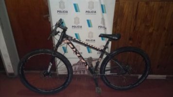 Recuperan otra bicicleta robada