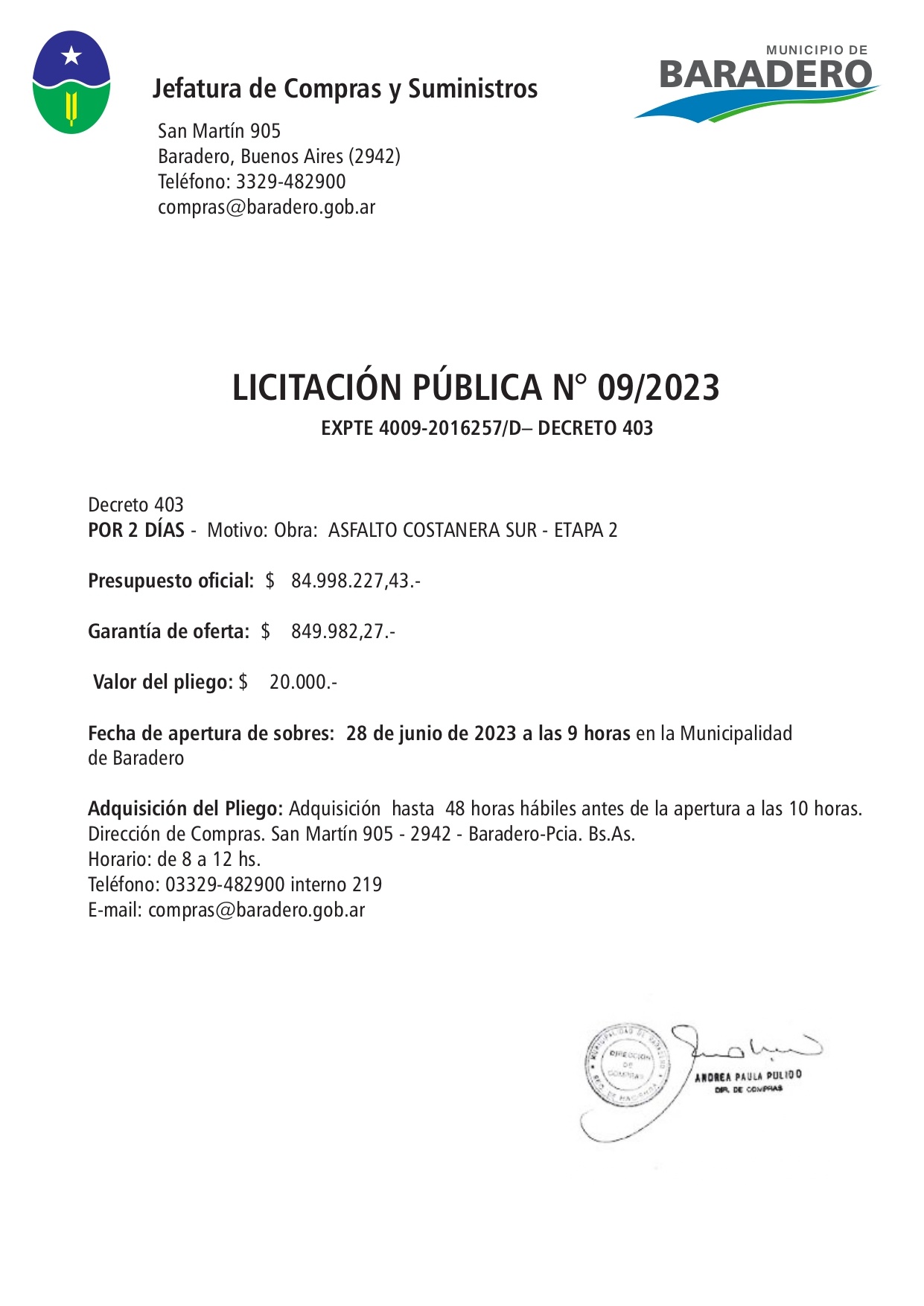 Licitaciones