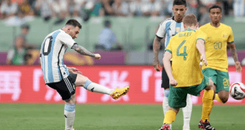 Otro récord para Lionel Messi: anotó a los 79 segundos del amistoso ante Australia y marcó el gol más rápido de su carrera