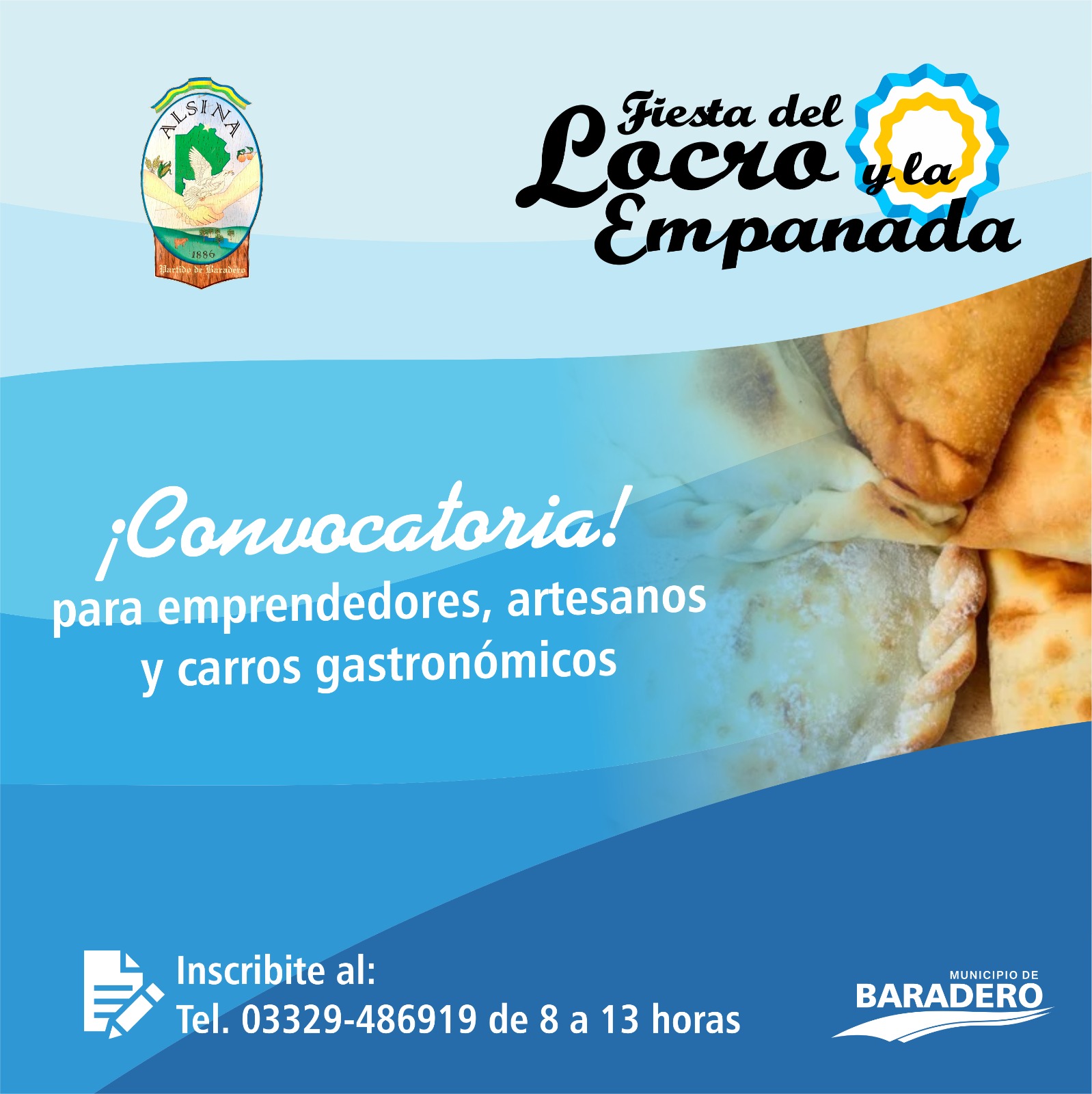Fiesta del Locro y la Empanada en Alsina: convocatoria a emprendedores, artesanos y carros gastronómicos