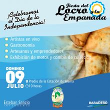 El Día de la Patria se celebra en la Fiesta del Locro y la Empanada en Alsina