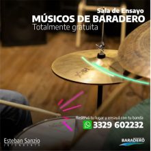 Podés reservar tu espacio en la Sala de Ensayo del Centro Cultural
