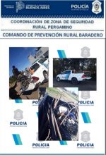 Dos aprehendidos luego de robar en un establecimiento rural