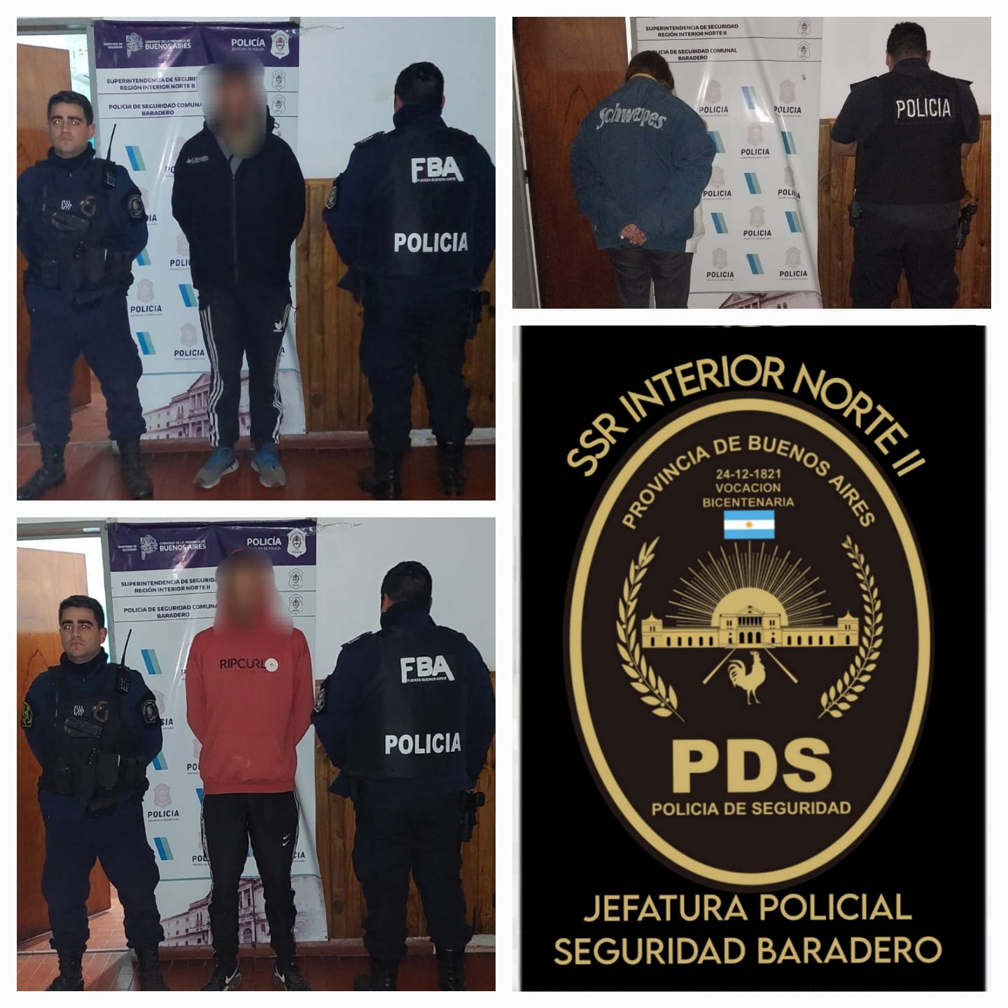 Dos detenidos en cuatro allanamientos realizados en un nestra ciudad