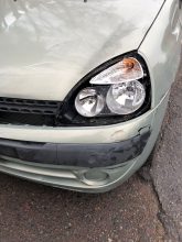 Accidente entre auto y moto