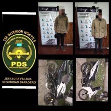 Dos aprehendidos luego de allanamientos donde se encontraron dos motos robadas