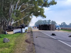 FATAL ACCIDENTE SOBRE RUTA 51 ENTRE AUTOMÓVIL Y UN CAMIÓN