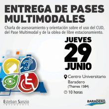 Entrega de Pases Multimodales para Libre Transporte