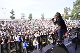 Esteban Sanzio: «¡Todo #Baradero estuvo de fiesta en la Rotonda!»