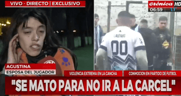 “No quería ir a la cárcel”: el crudo testimonio de la esposa del joven que se suicidó tras darle una patada en la cabeza a un árbitro