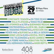 Tarde de Rock en los 408 años de Baradero: ¡Grilla confirmada!
