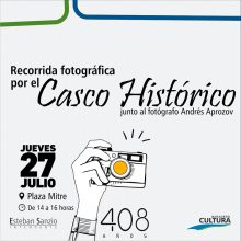 Baradero 408 años: jueves de recorrida fotográfica arquitectónica por el Casco Histórico