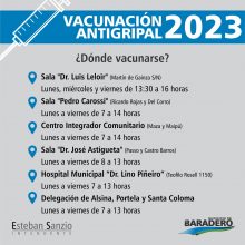 Campaña de Vacunación Antigripal en Baradero