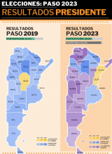 Resultados de las PASO 2023: cómo quedó el mapa político de Argentina tras el sorpresivo triunfo de Javier Milei