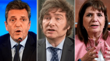 Sergio Massa les habló a los votantes que desconfían de Patricia Bullrich, y Javier Milei fue de la motosierra al pragmatismo
