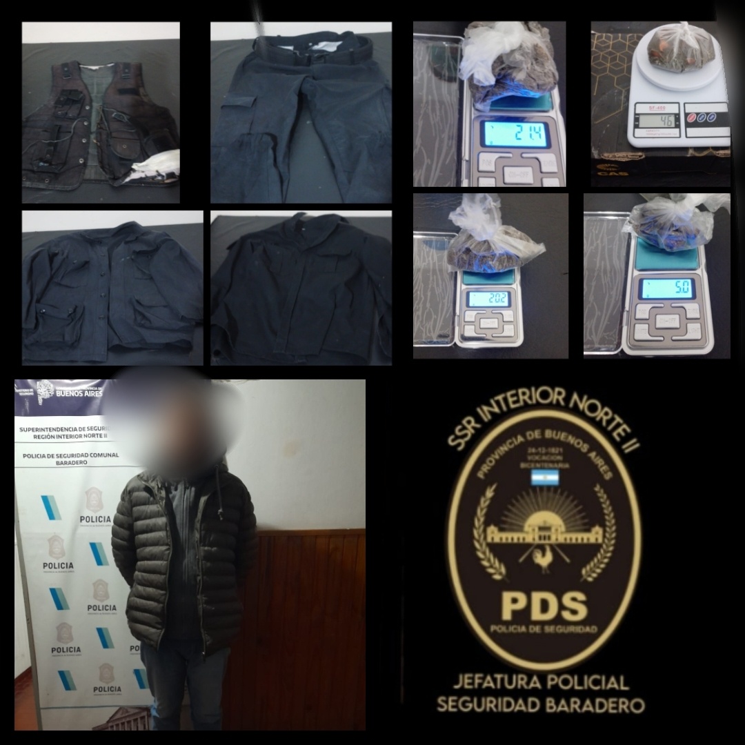 Hubo un allanamiento por amenazas y secuestraron droga