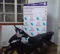 Encuentran una moto con pedido de secuestro
