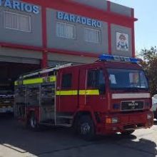Incendio camino a Portela
