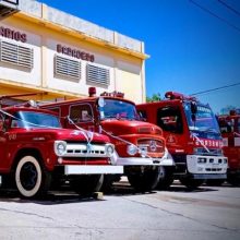 Incendio de banquina en la Ruta 9