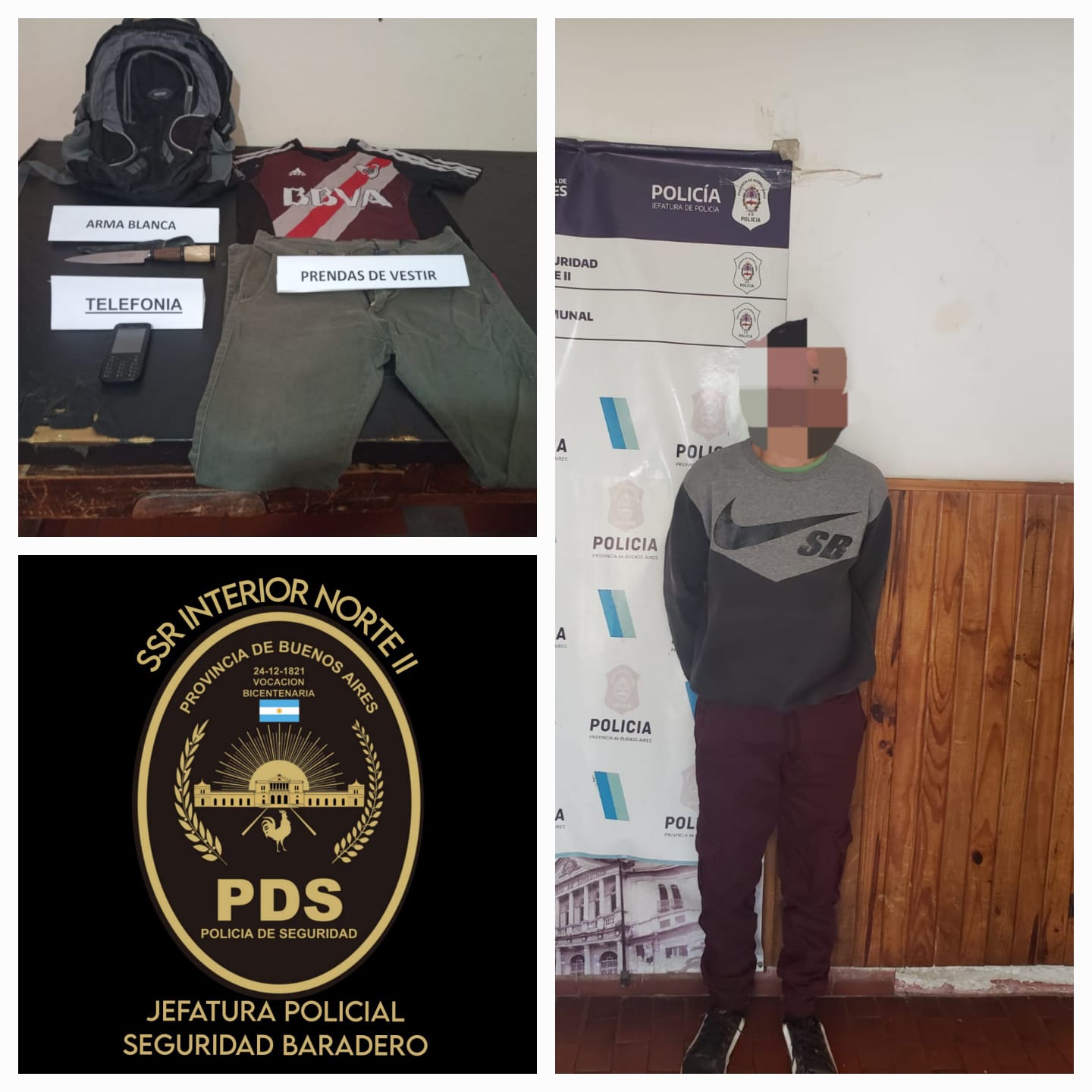 Un detenido por robo en un allanamiento