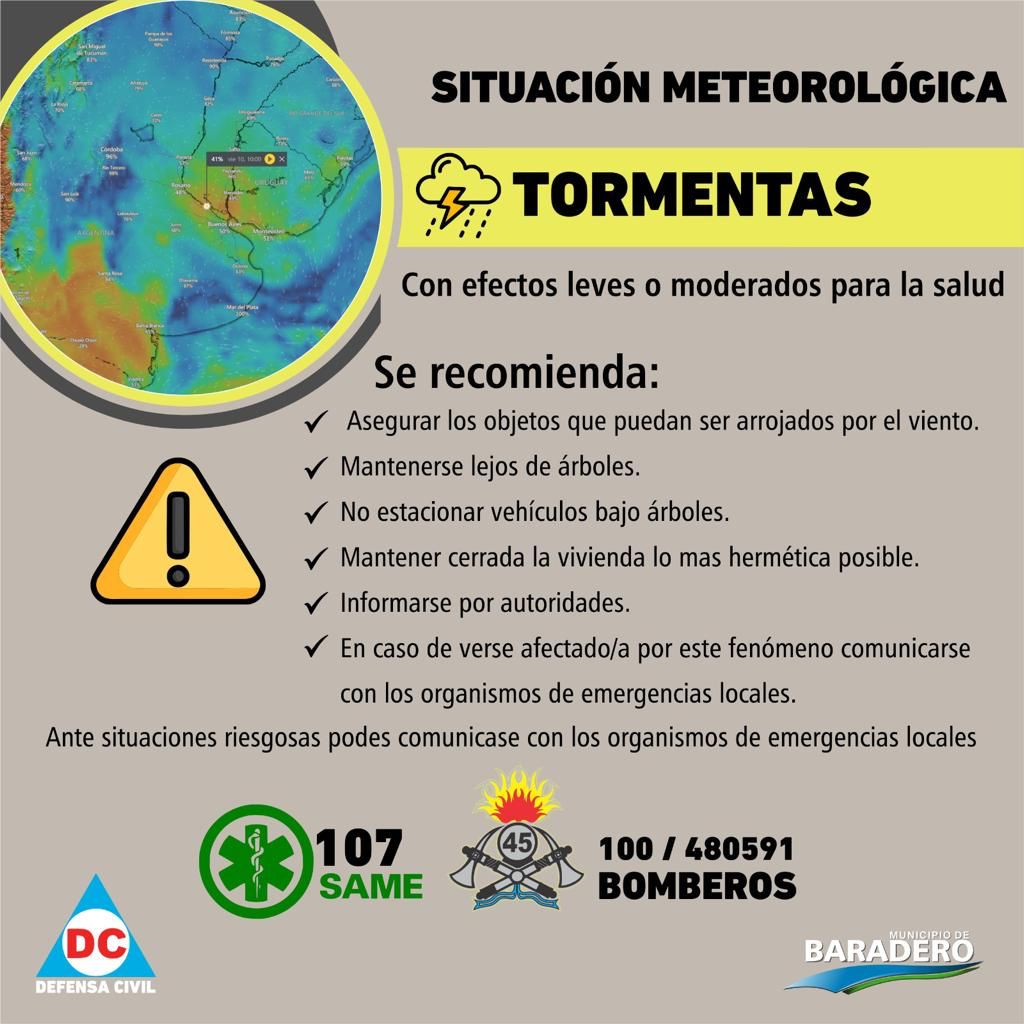 Información meteorológica ℹ️⛈️