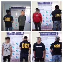 Cuatro detenidos, tres de ellos luego liberados, quienes poseían distintos requerimientos judiciales