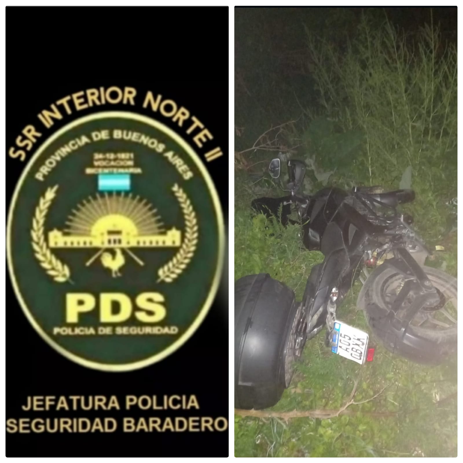 Recuperan otra moto robada
