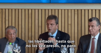 Massa: “Voy a meter en cana a los que están especulando contra el ahorro de la gente aunque me cueste la elección”