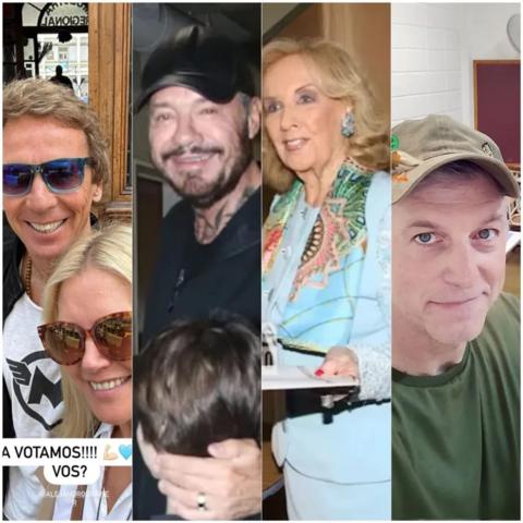 El voto de los famosos en las elecciones 2023