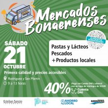 Nueva edición de Mercados Bonaerenses en la Plaza Mitre