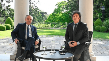 Conmenzó la transición: Javier Milei se reunió con Alberto Fernández en la Quinta de Olivos