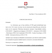 Hospital Privado Sadiv