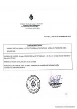 Proceso Licitatorio Consejo Escolar Baradero