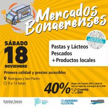 Se viene Mercados Bonaerenses en la Plaza Mitre