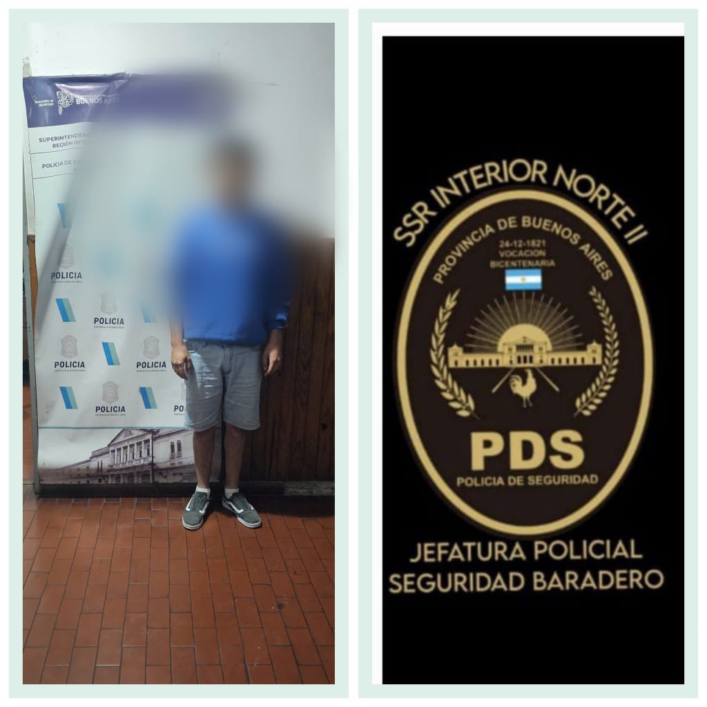 Un aprehendido por no respetar una perimetral