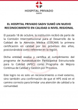 PRIMERA CERTIFICACIÓN EN CALIDAD A NIVEL REGIONAL