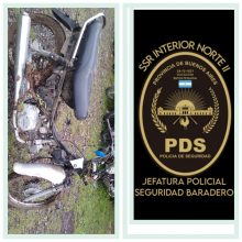Aprehen a dos menores de edad por circular con una moto robada