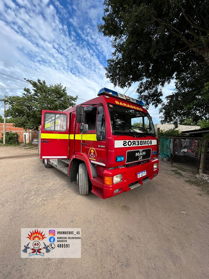 Incendio de basura en una vivienda