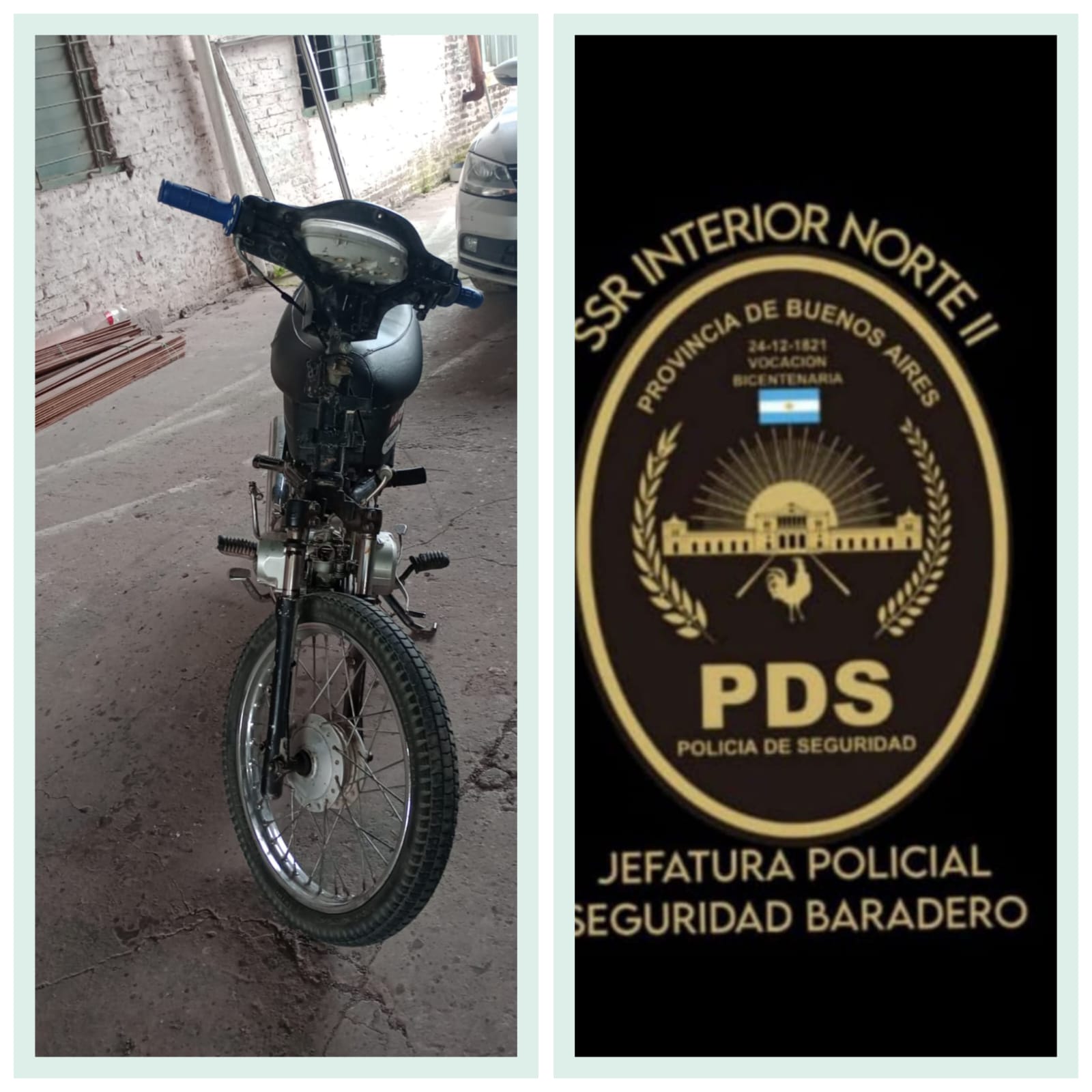 Una mujer aprehendida y le secuestran la moto por tener números de motor suprimidos