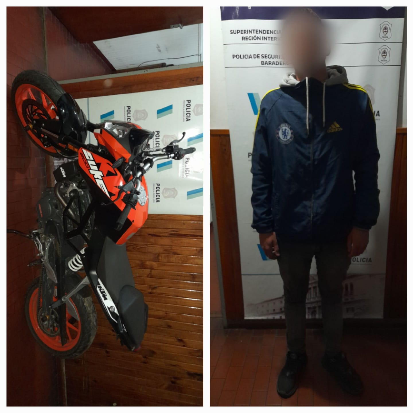Un joven circulaba con una moto con pedido de secuestro