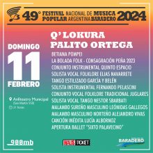 Todo listo para la 49° edición del Festival de Música Popular Argentina Baradero 2024