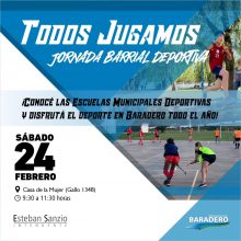 Jornada Barrial Deportiva «Todos Jugamos»