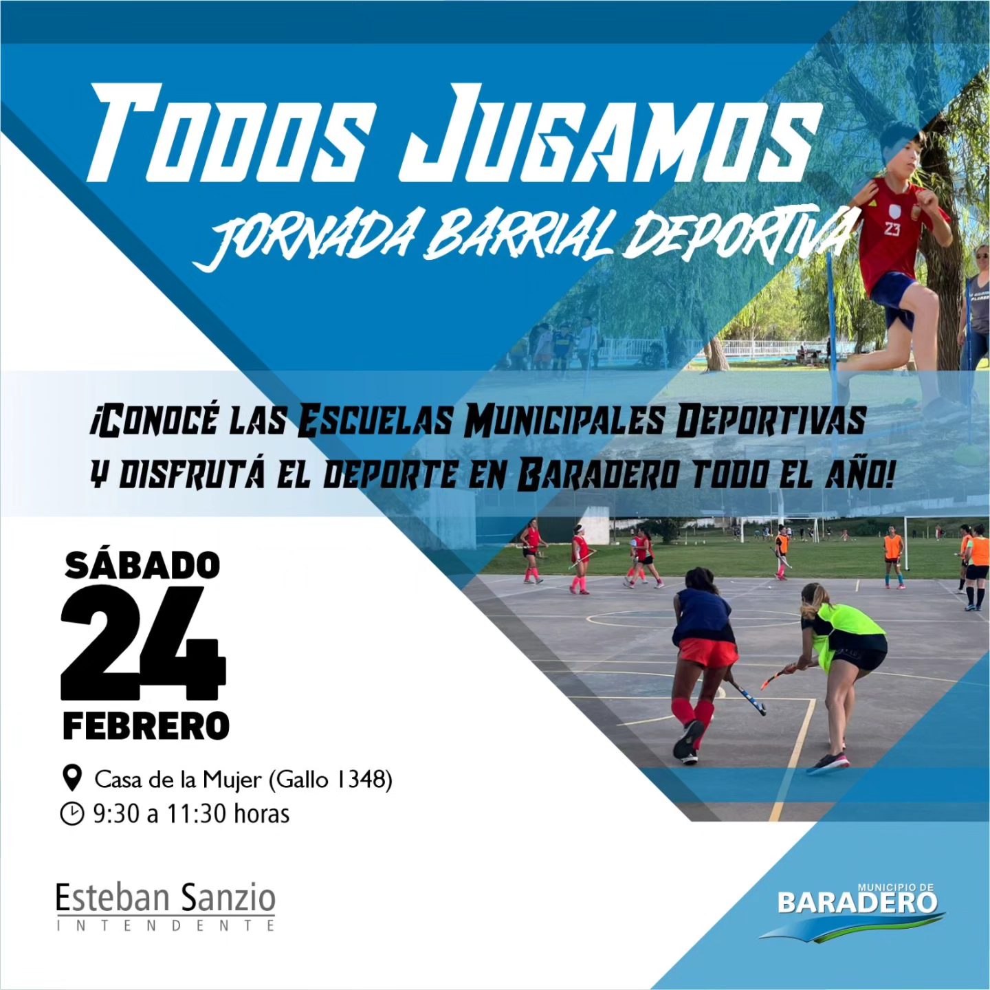 Jornada Barrial Deportiva «Todos Jugamos»