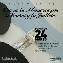 Acto oficial por el Día Nacional de la Memoria por la Verdad y la Justicia
